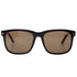 Tom Ford Stephenson Brown Polarized Lens Shiny Black Sunglasses One Size